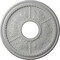 Ekena Millwork Tirana Ceiling Medallion (Fits Canopies up to 4 3/4"), 13 7/8"OD x 3 3/4"ID x 1 1/4"P, Frost CM13TIFRF - alternate 1
